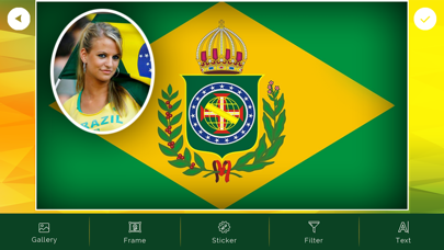 Brazil Independance Day Frame screenshot 3