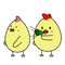 Animated Funny Chicken Couple