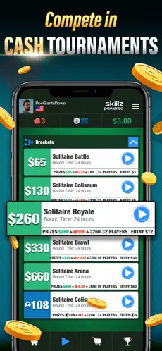 Screenshot 2 Solitaire Cube: Win Real Money iphone