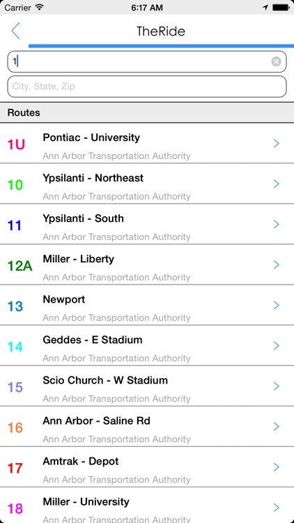 Transit Tracker - Ann Arbor screenshot-4