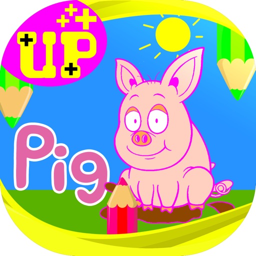 Pop Pig Book to Paint icon