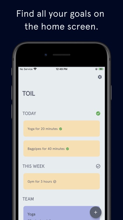 Toil: Time Tracking & Goal App