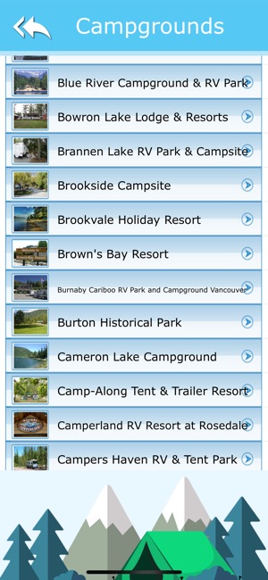 Campground-in-British Columbia(圖3)-速報App