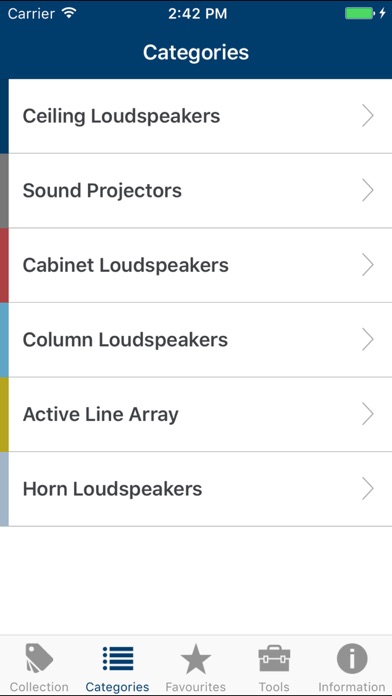 Bosch Loudspeaker Selection screenshot 3