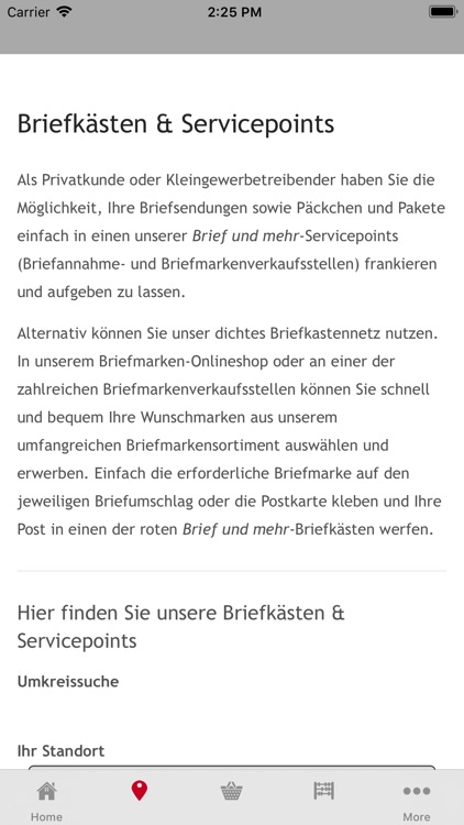 Brief und mehr