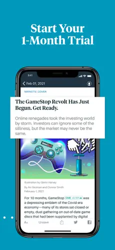 Screenshot 6 Barron’s - Investing Insights iphone