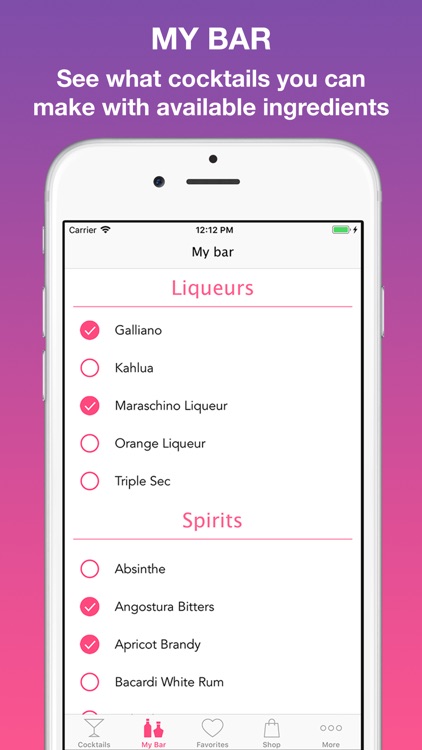 Cocktail builder screenshot-3