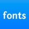 Fonts provides a variety of interesting font apps for iPhones