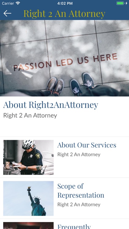Right 2 An Attorney
