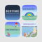 App Icon for Bedtime Sleep Meditations for Children by Christiane Kerr App in Ireland IOS App Store