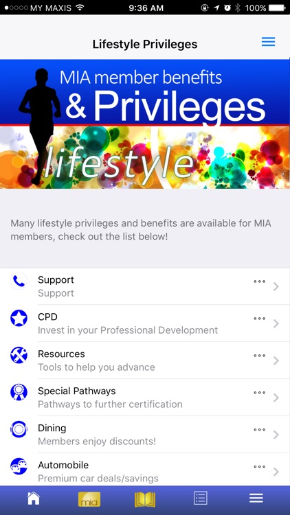 MIA Membership Privileges App