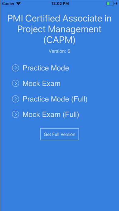 PMI CAPM Exams screenshot 2