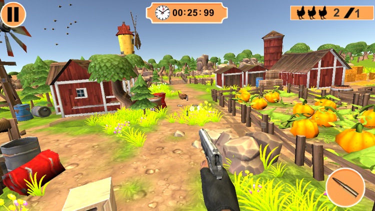 Crazy Farm Chicken Gun Shooter screenshot-3