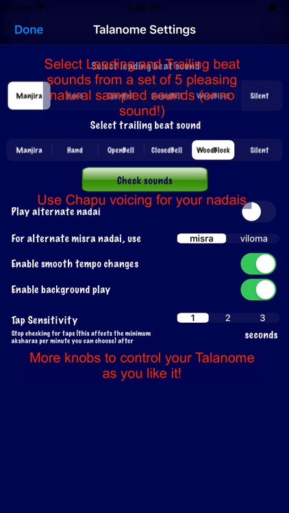 Talanome - Carnatic Metronome screenshot-3