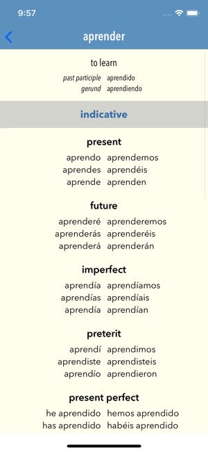 Spanish Verbs(圖2)-速報App