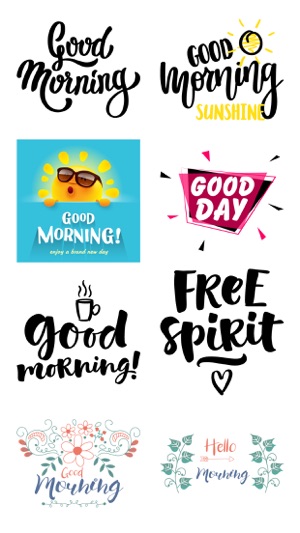 Good Morning Wishes Sticker IM(圖1)-速報App