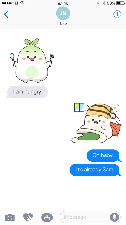 Daikon Tobi Stickers