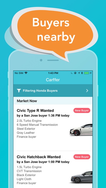 Carffer for Car Sales Persons