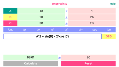 How to cancel & delete Uncertainty Calculator from iphone & ipad 3