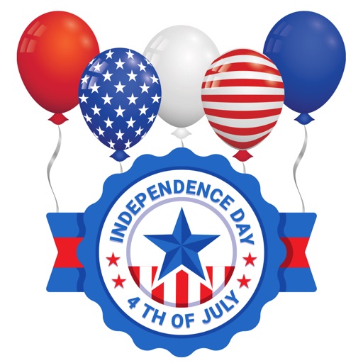 USA 4th July Party Stickers icon