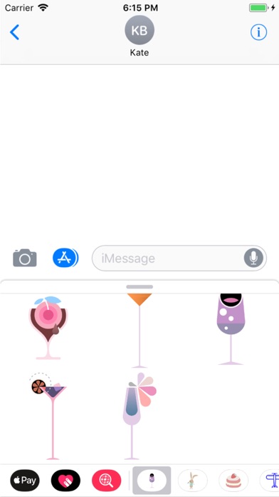 How to cancel & delete Cocktail Party Stickers from iphone & ipad 3