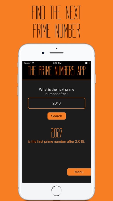 The Prime Numbers App screenshot 2