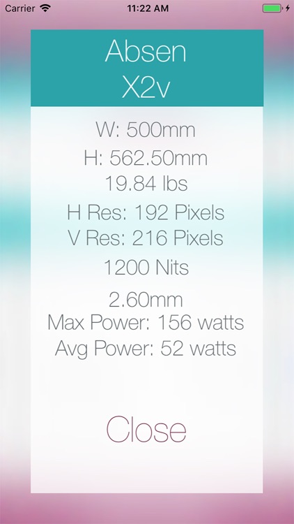 Alford LED Wall Calculator screenshot-4