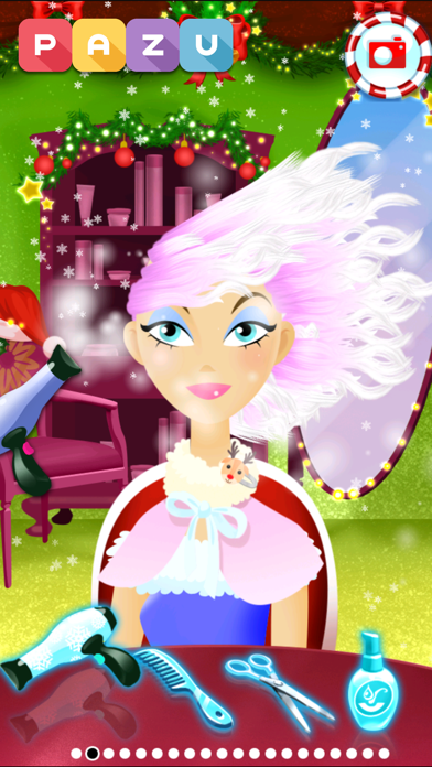 Girls Hair Salon Christmas screenshot 2