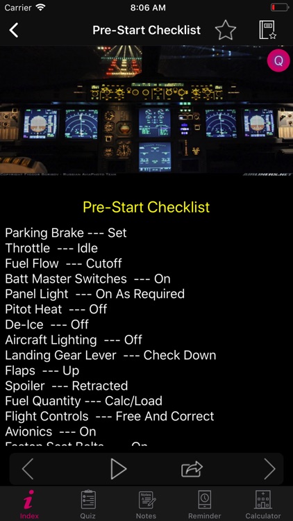 Airbus A340-300 Checklist