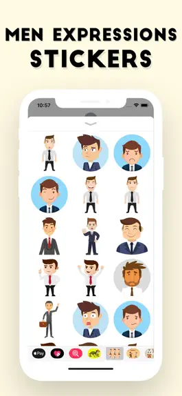 Game screenshot Men Expressions Stickers hack