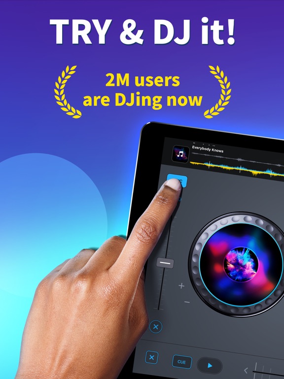 iPad Image of DJ it! Music Mixer・Virtual Pad