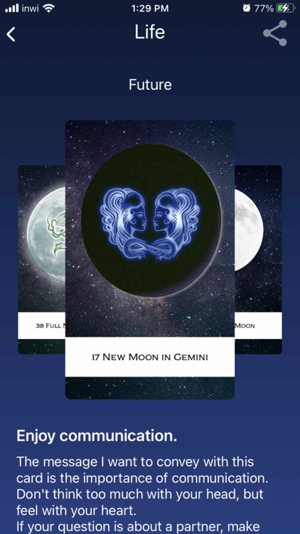 Moon Message Oracle Cards screenshot-3