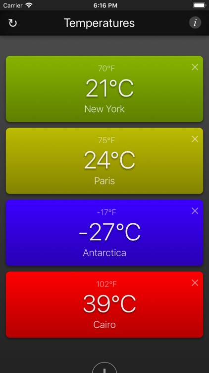 Temperatures App screenshot-4