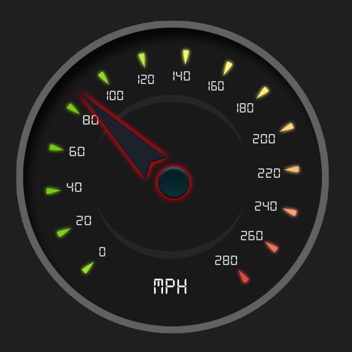 Digital Speed Tracker Icon