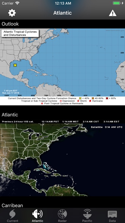 NOAA Hurricane Center screenshot-4