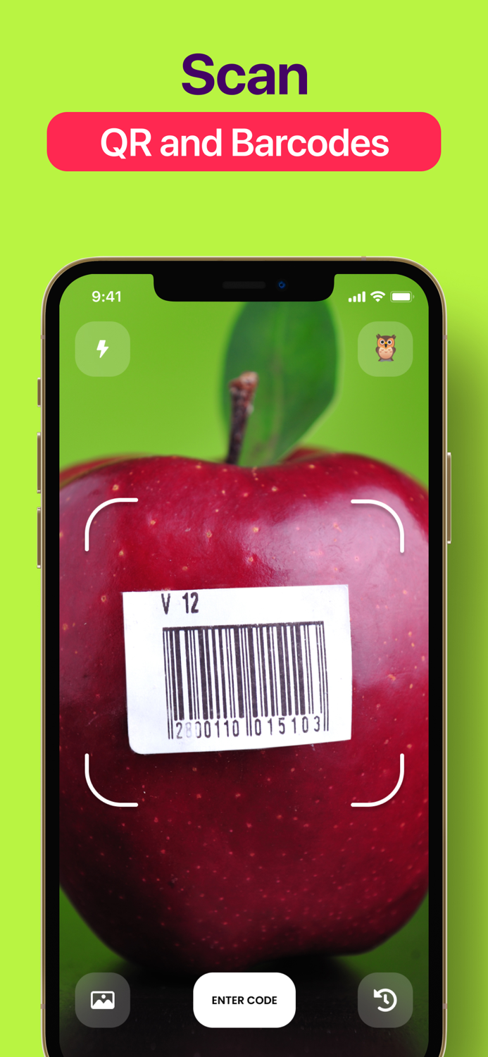 QR Code Reader · Owl Scanner