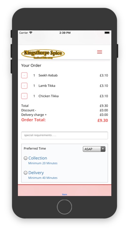 Kingsthorpe Spice Takeaway