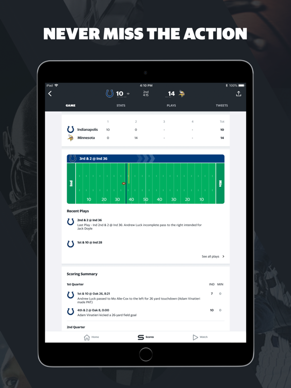 Yahoo Sports live scores App voor iPhone, iPad en iPod touch AppWereld