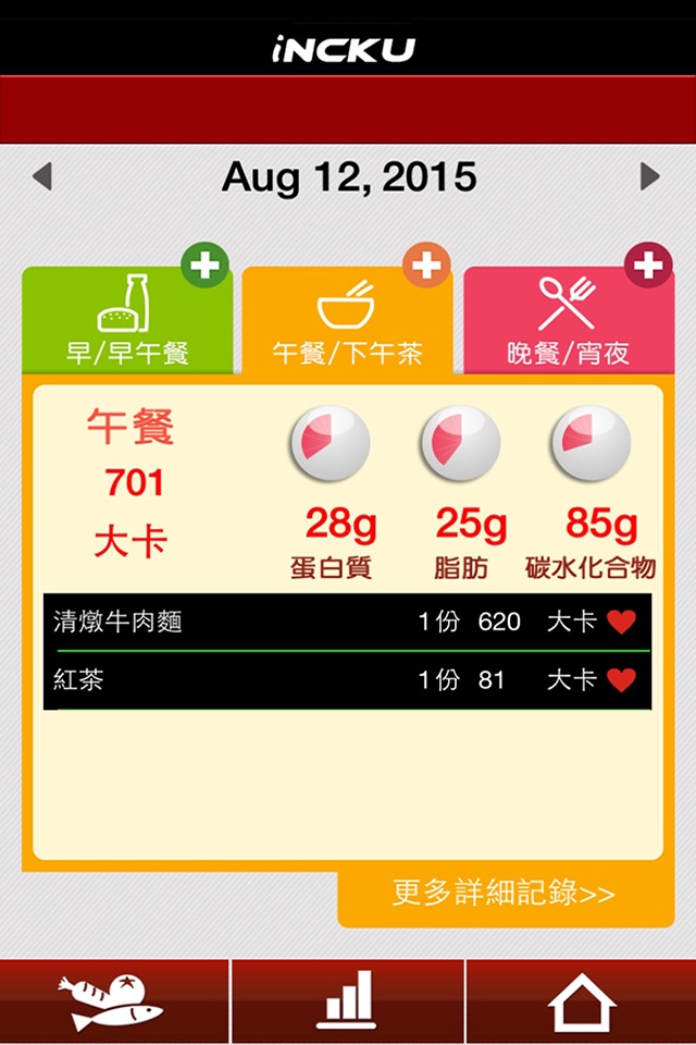 iNCKU-Diet 飲食記錄版 screenshot 4
