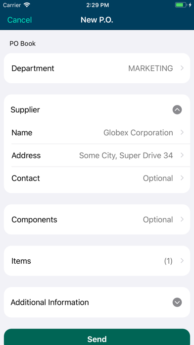 DIGITAL PURCHASE ORDER