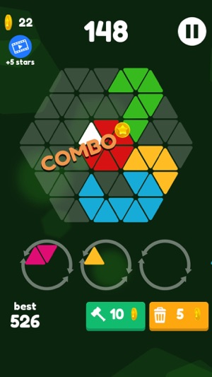 Make Hexa: Hexagon Puzzle Hex(圖4)-速報App