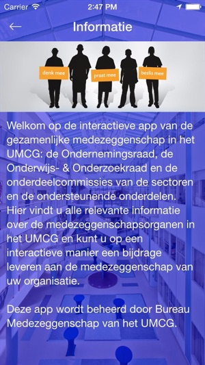 UMCG Medezeggenschap(圖2)-速報App