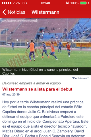 Wilstermann App screenshot 3