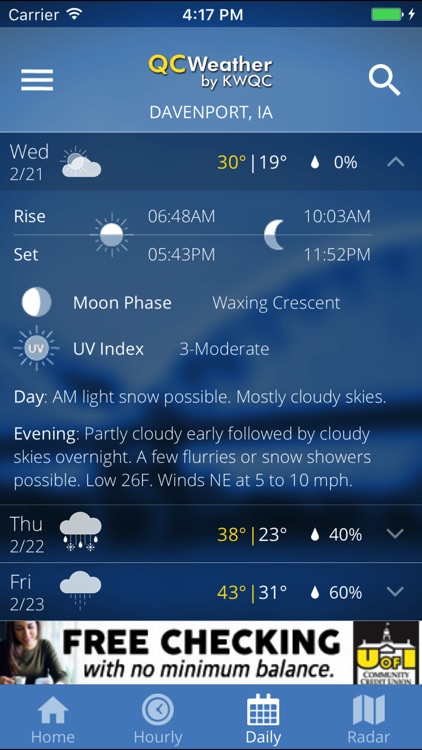 QCWeather - KWQC-TV6 screenshot-4