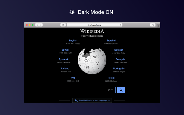 ‎Dark Mode for Safari Screenshot