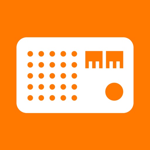 Orange Radio Icon
