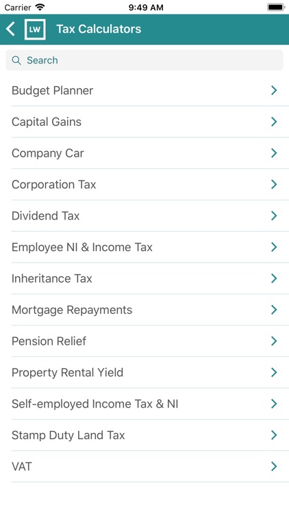 Langham Walsh Tax App