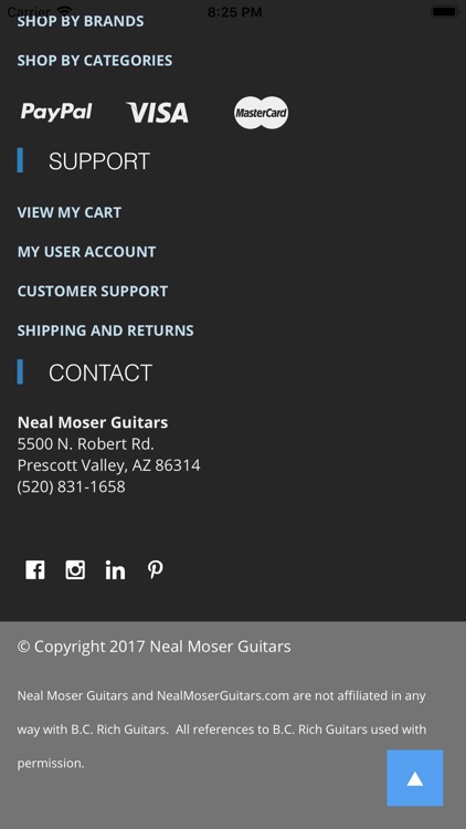 Neal Moser Guitars screenshot-3