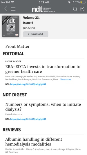 ERA-EDTA Journals(圖4)-速報App