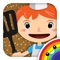 Kids create their favorite burger, flip the patty, make French fries and dispense the drinks – just like in a real fast food restaurant